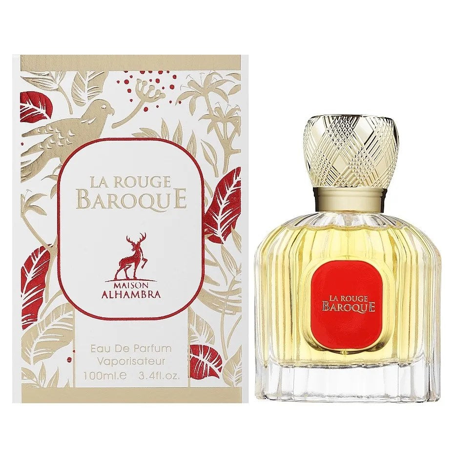 Baroque Rouge 540 By Maison Alhambra EDP – 100ml – Ref Olfativa: Baccarat Rouge 540 – Perfume Árabe