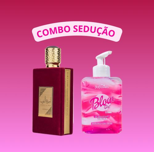 COMBO SEDUÇÃO - Ameerat Al Arab Eau de Parfum 100ml + Blow Girl Hidratante Aveludado Beijável para Região Intima 320ml