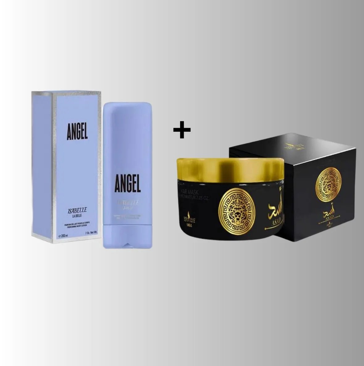 COMBO - Hidratante Angel Creme Corporal 200 ml + ASAD PASTA ISABELLE – Creme Hidratante Corporal 200g