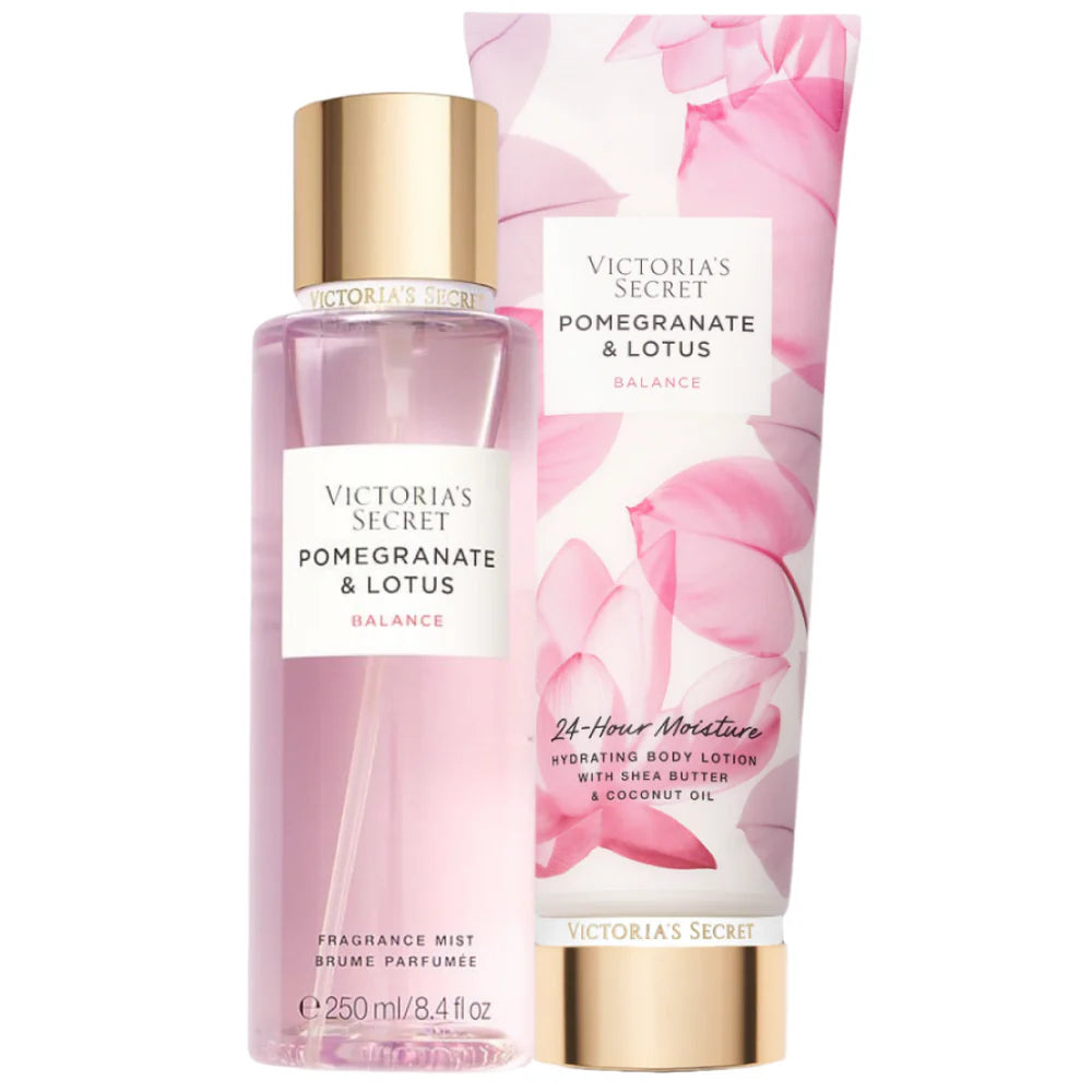 Kit Pomegranate e Lotus Balance Victorias Secret