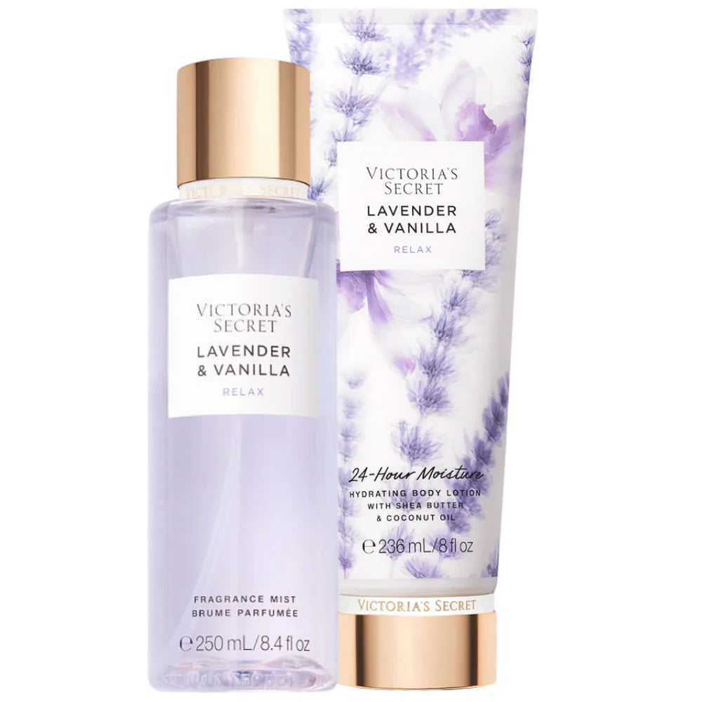 Kit Lavender e Vanilla Relax Victorias Secret